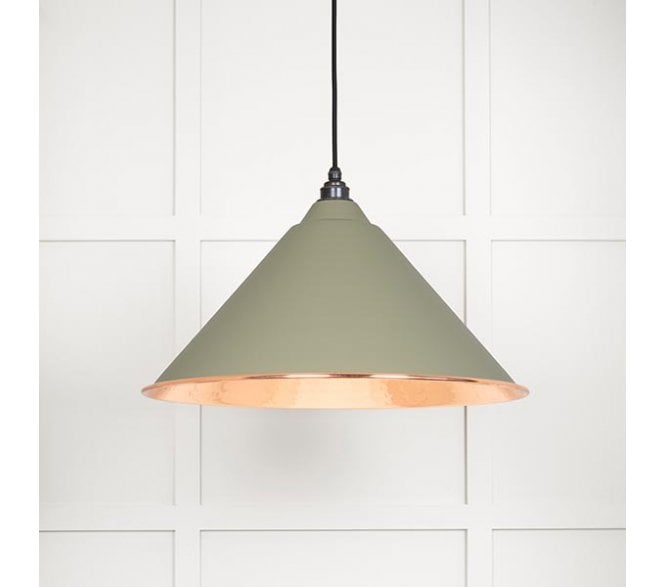 From The Anvil 49503TU Hockley Light Pendant - Tump & Hammered Copper