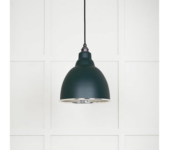 From The Anvil 49504DI Brindley Light Pendant - Dingle & Smooth Nickel