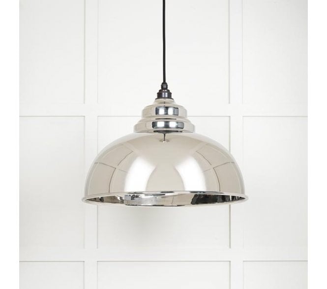 From The Anvil 49505 Harbourne Light Pendant Nickel - Smooth Nickel
