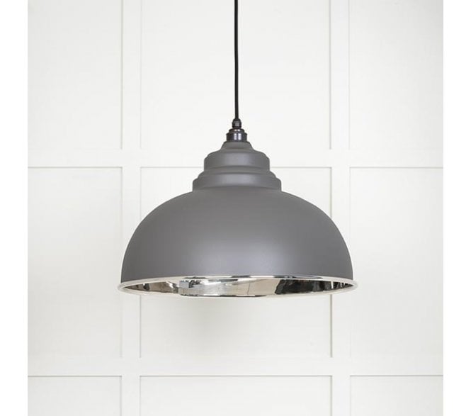 From The Anvil 49505BL Harborne Light Pendant - Bluff & Smooth Nickel