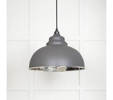 From The Anvil 49505BL Harborne Light Pendant - Bluff & Smooth Nickel