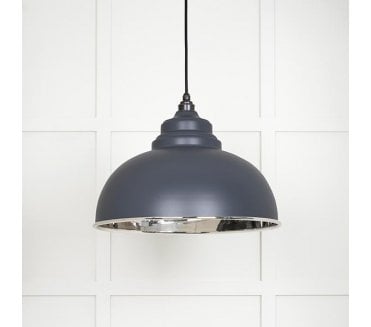 From The Anvil 49505SL Harborne Light Pendant - Slate & Smooth Nickel