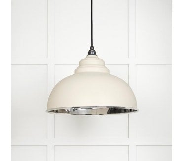 From The Anvil 49505TE Harborne Light Pendant - Teasel & Smooth Nickel