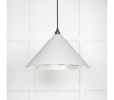 From The Anvil 49506F Hockley Light Pendant - Flock & Smooth Nickel