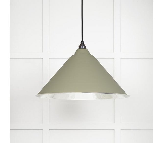 From The Anvil 49506TU Hockley Light Pendant - Tump & Smooth Nickel