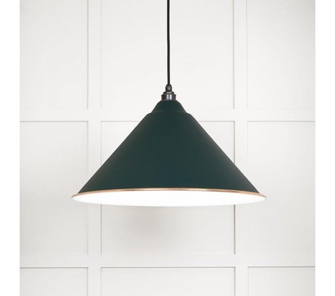 From The Anvil 49510DI Hockley Light Pendant - Dingle & White Gloss