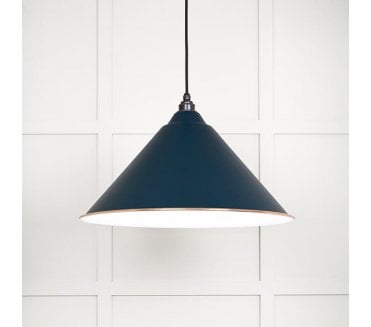 From The Anvil 49510DU Hockley Light Pendant - Dusk & White Gloss