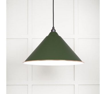 From The Anvil 49510H Hockley Light Pendant - Heath & White Gloss