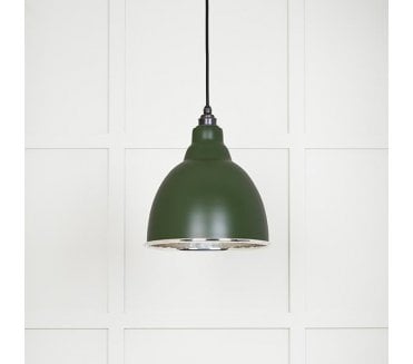 From The Anvil 49511H Brindley Light Pendant - Heath & Hammered Nickel