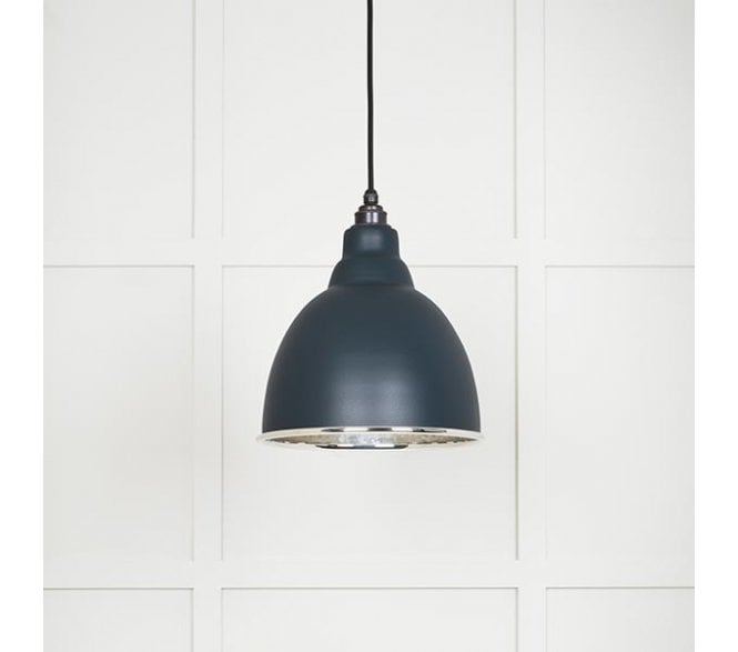 From The Anvil 49511SO Brindley Light Pendant - Soot & Hammered Nickel