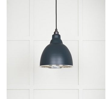 From The Anvil 49511SO Brindley Light Pendant - Soot & Hammered Nickel