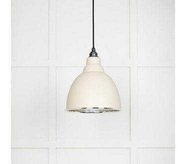 From The Anvil 49511TE Brindley Light Pendant - Teasel & Hammered Nickel
