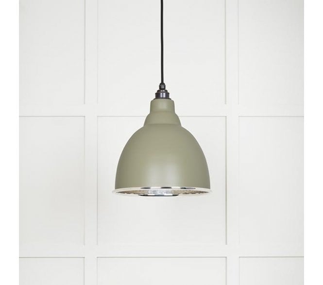 From The Anvil 49511TU Brindley Light Pendant - Tump & Hammered Nickel