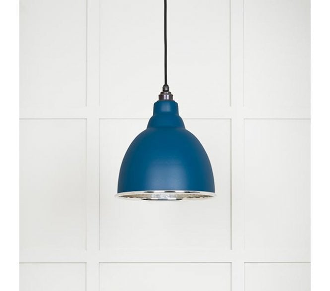 From The Anvil 49511U Brindley Light Pendant - Upstream & Hammered Nickel