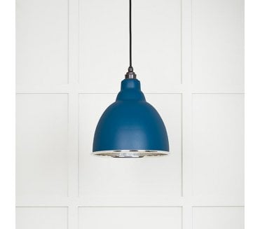 From The Anvil 49511U Brindley Light Pendant - Upstream & Hammered Nickel