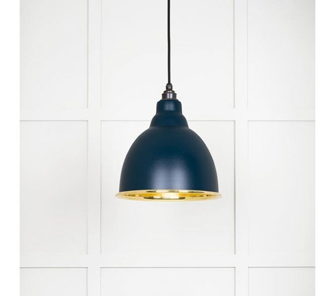 From The Anvil 49518DU Brindley Light Pendant - Dusk & Smooth Brass