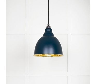 From The Anvil 49518DU Brindley Light Pendant - Dusk & Smooth Brass