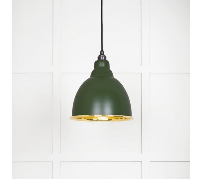From The Anvil 49518H Brindley Light Pendant - Heath & Smooth Brass
