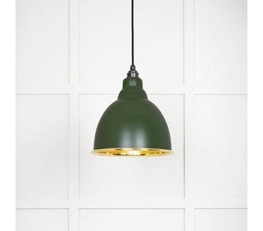 From The Anvil 49518H Brindley Light Pendant - Heath & Smooth Brass