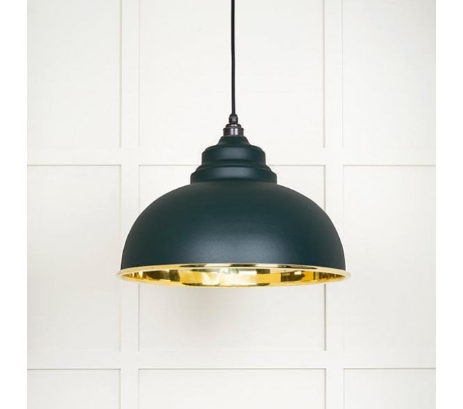 From The Anvil 49522DI Harborne Light Pendant - Dingle & Smooth Brass