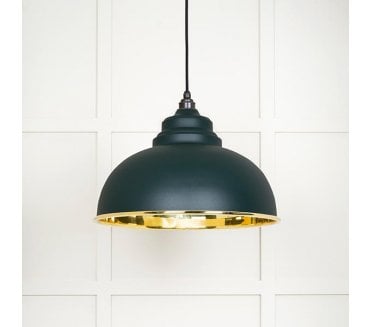 From The Anvil 49522DI Harborne Light Pendant - Dingle & Smooth Brass