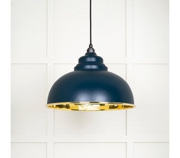 From The Anvil 49522DU Harborne Light Pendant - Dusk & Smooth Brass