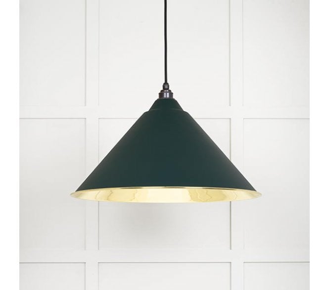 From The Anvil 49524DI Hockley Light Pendant - Dingle & Smooth Brass