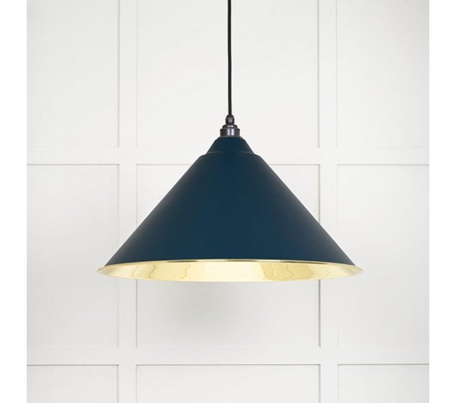From The Anvil 49524DU Hockley Light Pendant - Dusk & Smooth Brass