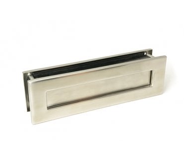 From The Anvil 49598 (Grade 316) Traditional Letterbox - 315x92mm - Satin Stainless Steel