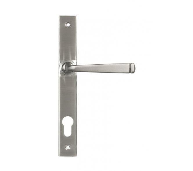 From The Anvil 49800 (Grade 316) Avon Slimline Lever Espag. Lock Set - Satin Stainless Steel