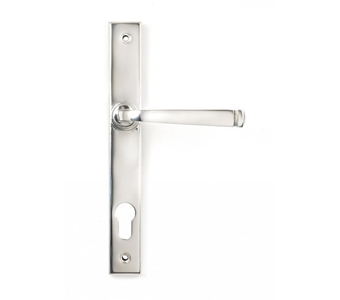 From The Anvil 49801 (Grade 316) Avon Slimline Lever Espag. Lock Set - Polished Stainless Steel