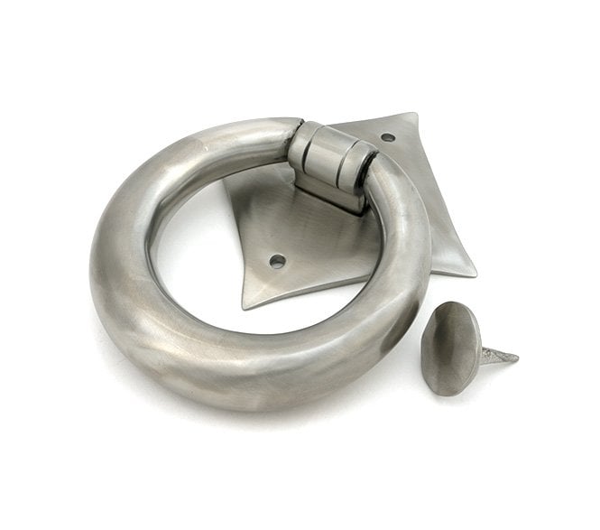 From The Anvil 49804 (Grade 316) Ring Door Knocker - Satin Stainless Steel