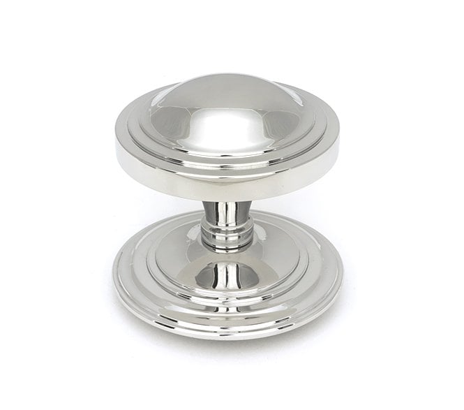 From The Anvil 49807 (Grade 316) Art Deco Centre Door Knob - Polished Stainless Steel