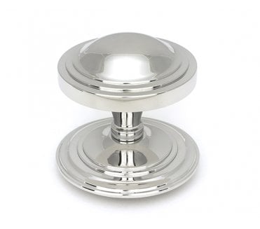 From The Anvil 49807 (Grade 316) Art Deco Centre Door Knob - Polished Stainless Steel