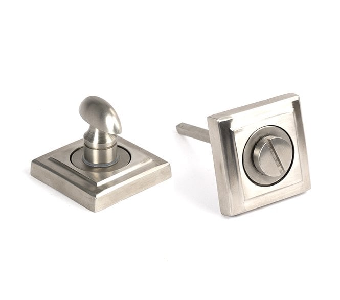 From The Anvil 49859 (Grade 316) Bathroom Thumbturn (Square) - Satin Stainless Steel