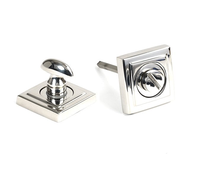 From The Anvil 49863 (Grade 316) Bathroom Thumbturn (Square) - Polished Stainless Steel