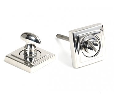 From The Anvil 49863 (Grade 316) Bathroom Thumbturn (Square) - Polished Stainless Steel