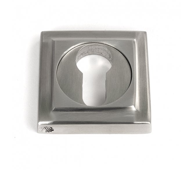 From The Anvil 49875 (Grade 316) Euro Profile Escutcheon (Square) - Satin Stainless Steel