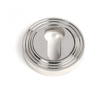 From The Anvil 49878 (Grade 316) Round Euro Profile Escutcheon (Beehive) - Polished Stainless Steel