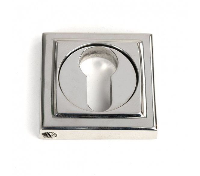 From The Anvil 49879 (Grade 316) Euro Profile Escutcheon (Square) - Polished Stainless Steel