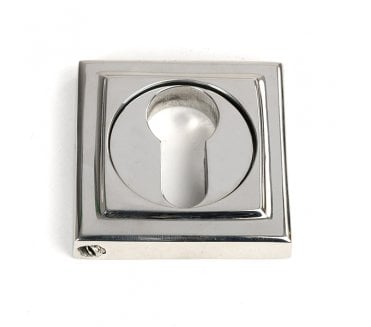 From The Anvil 49879 (Grade 316) Euro Profile Escutcheon (Square) - Polished Stainless Steel