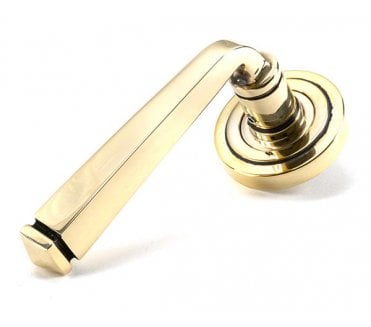 From The Anvil 49946 Avon Lever on Rose Set (Art Deco) - Unsprung - Aged Brass
