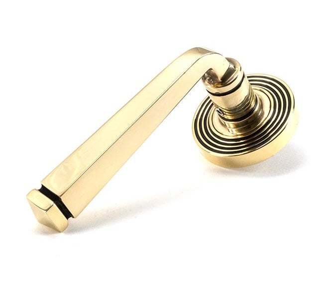 From The Anvil 49947 Avon Lever on Rose Set (Beehive) - Unsprung - Aged Brass