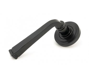 From The Anvil 49958 Avon Lever Handle On Rose Set Unsprung (Art Deco Rose) - Black