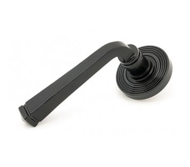 From The Anvil 49959 Avon Lever Handle On Rose Set Unsprung (Beehive Rose) - Black