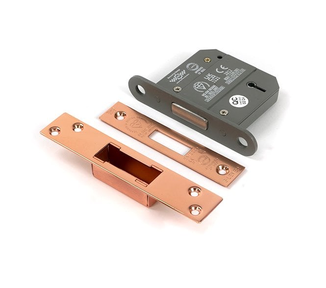 From The Anvil 5 Lever Mortice Dead Lock - Polished Bronze