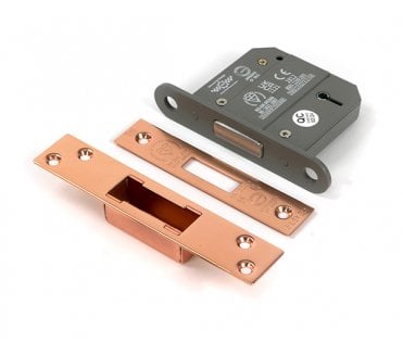 From The Anvil 5 Lever Mortice Dead Lock - Polished Bronze