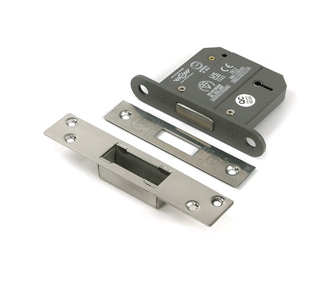 From The Anvil 5 Lever Mortice Dead Lock - Polished Stainless Steel