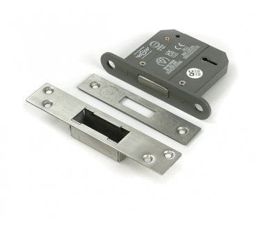 From The Anvil 5 Lever Mortice Dead Lock - Satin Chrome