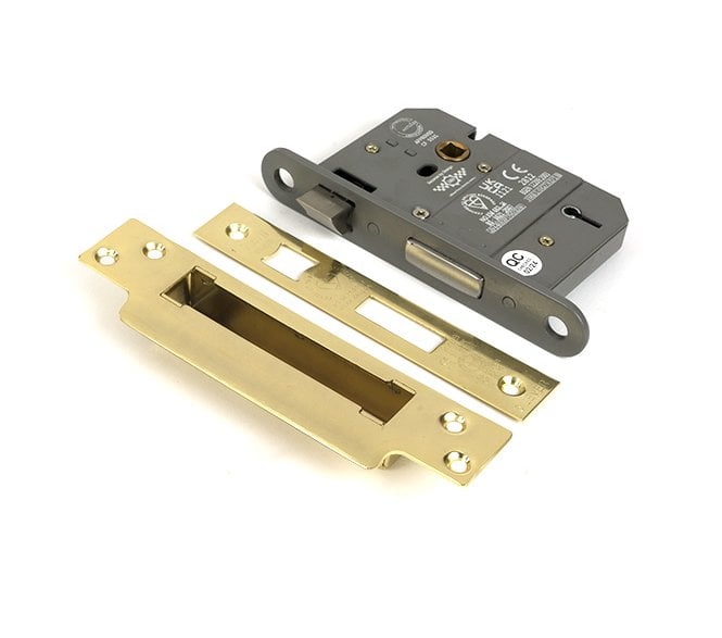 From The Anvil 5 Lever Mortice Sash Lock - Polished Brass